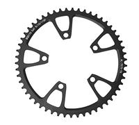 Plateau VTT 50 Dents, Alliage Aluminium Noir, 110BCD, Unique Plateau Simple - Haute Compatibilité, Construction Robuste, Usage Cyclisme Tout - Terrain (54T)