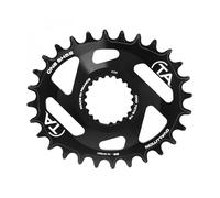 Specialites Ta One Oval Sh52-shimano Chainring Noir 28t Black