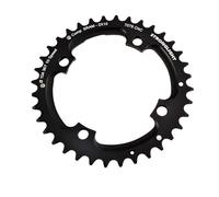 PLATEAU VTT DOUBLE DIAM 104 EXT. 36DTS NOIR 4BR. ALU 7075 STRONG 10V SRAM