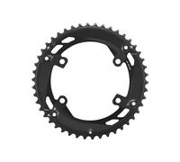 Shimano Plateau Cues U6010-2 110 BCD 46 dents Argenté/Noir
