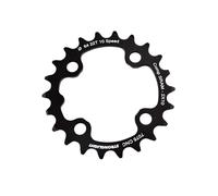 PLATEAU VTT DOUBLE DIAM 64 INTER 22DTS NOIR 4 BRANCHES ALU 7075 STRONG 10V