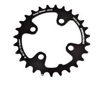 PLATEAU VTT DOUBLE DIAM 64 INTER 27DTS NOIR 4 BRANCHES ALU 7075 STRONG 10V