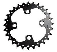 Plateau vtt double diam 64 inter 28dts noir 4 branches shimano origine slx m675/xt785 10v noir G