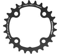 Plateau VTT double intérieur non fileté Stronglight 4BRA SRAM X0-XX-X9-X7 CT2 10V. Noir