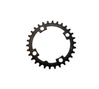 PLATEAU VTT MONO DIAM 96 EXTER 30DTS NOIR 4 BRANCHES SUNRACE CRMS00 ACIER