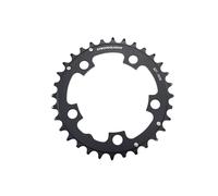 PLATEAU VTT TRIPLE DIAM 94 INTERM 32 DTS NOIR 5 BRANCHES ALU 7075 STRONG 9V