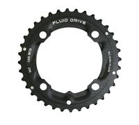 Plateau VTT triple milieu extérieur compatible au autres maques Sunrace 4BRA Noir