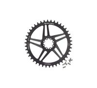 Plateau wolf tooth direct mount chainring for sram 8 bolt noir
