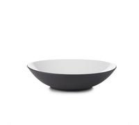 PLATEAUX Ø 24 cm Assiette plate en porcelaine Assiette creuse Noir Blanc REVOL EQUINOXE