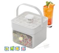 Plateaux à glace,Machine à glace avec poignée et couvercle | Outil de cuisine multifonction double couche pour boissons à cocktails maison et extérieur
