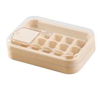 Plateaux à glace pour congélateur avec couvercle, bacs à glace pour congélateur - Bac à glace en silicone 15 trous avec couvercle | Remplissage et libération faciles, poussez vers le bas r