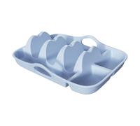 Plateaux à Tacos | Plateau Support En Silicone Pour Coquilles De Tacos | Plats Snacks Réutilisables avec Bords à Sauce pour Cuisine Maison Barbecue Camping Mardi | Pour Maison Cuisine Pique-Nique Camp