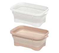 Plateaux à vaisselle : baignoire d'évier, bassin de lavage portable, seau de lavage peu encombrant | Bac à vaisselle léger, récipient de nettoyage et de stockage Voir