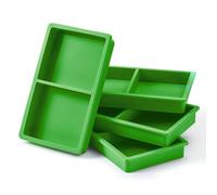 Plateaux de congélation en silicone - 4 pièces 2 cubes réutilisables en silicone | Fournitures de conservation empilables de taille moyenne et petite pour cuisine, pâtisserie, traitement domestique