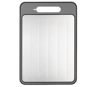 Plateaux de dégivrage, 4 sur 1 planche de dégivrage, 8,3x12.2 '' plate-forme de plateau de dégivrage avec râpe, aiguillon, planche à couper le côté pour la viande dégel et la viande de dérogation ra