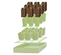 Plateaux de démarrage pour - Conteneurs de Propagation Robustes, Outils de Transplantation de Jardinage, Fournitures de Culture légères et géantes | Greenhouse Preparation for Vegetable Patch