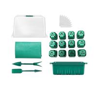 Plateaux De Démarrage Pour | Mini Propagateur Kit de Culture Serre avec Dômes Ventilés à Humidité et Base pour ,Fournitures De Jardinage Pour Démarrage En Serre Repiquage Intérieur Et Préparation De P