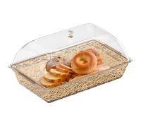 Plateaux de Fête pour Service Alimentaire,Ustensiles de Buffet - Plateaux De Service Buffet 41.5x25.0cm Avec Compartiments Et Couvercle - Pour Réunion Familiale Restaurant Cuisine Préparation Culinair