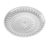 Plateaux de fruits ronds - plateaux de service en acrylique, plateau alimentaire élégant en apéritif | Assiette de service à fruits ronds polyvalents, plateau de service de cuisine élégante pour la ma