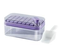 Plateaux De Glace Congélateur Avec 32 Grille, Couvercle Durable, Conteneur De Stockage À Économie D'Espace | Idéal Pour Produire Mini Cubes De Glace