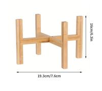 Plateaux De Jardinière En Bois,Support De Pot De Fleur,Support De Bonsaï,Bois Massif Mon T1,Maison,Jardin,Intérieur,Cadre D'affichage De Pot De Plante - Type L