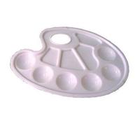 Plateaux de mélange de peinture，CONFO®，Six trous，Plastique de haute qualité，Matériel de peinture，Facile à transporter