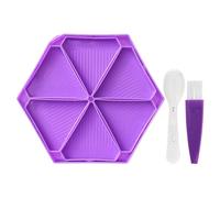 Plateaux de peinture diamant - PP 16,5 x 14,2 cm | Plateau à diamant multifonction pour perçage rapide | Kit d'outils de tri de broderie diamant modulaire pour l'organisation des travaux manuels et la
