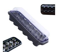 Plateaux de - Propagateur à 12 cellules avec dôme d'humidité, kit de Germination 2 en 1 | Boîte de Culture réutilisable, Transparente, Ensemble de Plateaux de pour Serre, intérieur, Jardin