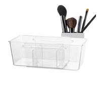 Plateaux de rangement de tiroir de salle de bain, bacs transparents rétractables pour ranger et la maison, robustes, faciles à nettoyer, (lot de 4), parfaits pour la cuisine, les