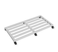 Plateaux de semis Blancs avec Plateau de roulage et Supports métalliques Amovibles - 50 x 100 cm - Parfaits pour Le Jardinage intérieur et extérieur, la Croissance des Plantes et la germinat