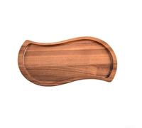 Plateaux de service en bois conçus pour contenir des essentiels de cuisine et diverses assiettes, combinant durabilité et esthétique rustique pour améliorer votre expérience culinaire (S)