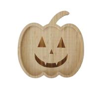 Plateaux de service en bois, plateau décoratif d'Halloween, plateau de service multifonction pour viande, fromage, biscuits, pizza et pain