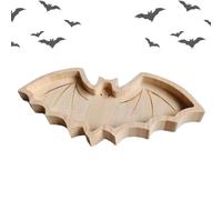 Plateaux de service et plateaux - Plats de collation fantômes d'Halloween - Plateau alimentaire en pierre tombale en bois - plateau de service pour Halloween et fêtes