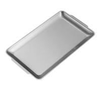 Plateaux de service rectangulaires en acier inoxydable 304 avec poignées, pour barbecue, salle à manger, fête, buffet, 22x11cm