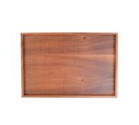 Plateaux de service rectangulaires en bois pour travaux manuels et cuisine