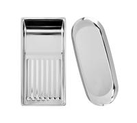 Plateaux de stérilisation pour instruments à ongles fabriqués en acier inoxydable de qualité supérieure pour une pratique hygiénique de la manucure Conception sûre Stérilisateur pour outils Unguis en