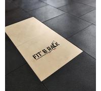 Plateaux d'haltérophilie Fit & Rack Vierge Noir 100x100 cm