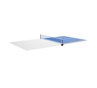 Plateaux dinatoires réversibles Ping Pong avec accessoires - Compatible tables de jeu 7 pieds - Coloris Blanc laqué