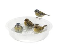 Plateaux distributeurs pour oiseaux d'extérieur Bol rond pour bain et | Plateau de rechange pour mangeoire à oiseaux pour Moineaux Pinsons Tourterelles Jardin Parc Terrasse Extérieur Balc