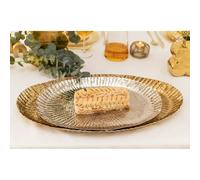 Plateaux dorés et argentés - lot de 2