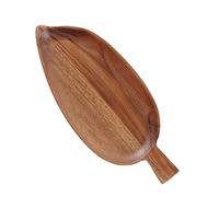 Plateaux en Bois Plateau à manger en bois Steak Pizza Plate Home pour le Café de Collation D'affichage(32x13.8x2cm)