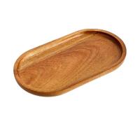 Plateaux En Bois Pour Aliments | À Arrondis en Bois Polyvalents pour Fêtes,Plateau Pour Table Basse,Pour Amuse-Gueux Desserts Dejeuner Salade Gateau Fetes
