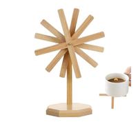 Plateaux en Bois | sous-Assiette de Table en Forme de Moulin à Vent | Protège-Table Isolant | pour Tasses Théières Poêles À Frire Marmites Cuisines Salons Hôtel Restaurant Table À Manger Dîners