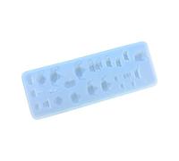 Plateaux en silicone résistant à la chaleur pour bijoux en résine, thés miniatures et ornements artisanaux en silicone de qualité alimentaire