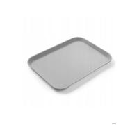 Hendi Plateau de service rectangulaire petit – Polypropylène gris 265×345×20 mm, résistant 80°C