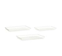 Plateaux Hubsch Interior Carry (x3) Blanc 29x18x3 cm / 34x23x3 cm / 37x27x3 cm