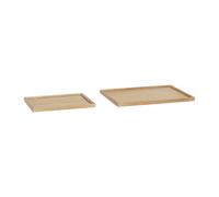 Plateaux Hubsch Interior Frame (x2) Beige 25x35/35x47 cm