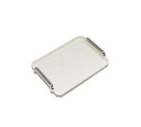 Plateaux Plateau à tasses de thé for la maison, salon, fruits secs, Dim Sum, plateau rectangulaire, aromathérapie, produits soins peau, d'exposition Plateaux de service(Blanc)