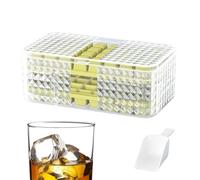 Plateaux pour fabricants de glaçons pour congélateur, moules à glaçons pour cocktails, moule de bac à glaçons pour réfrigérateur | Bin de stockage de cubes froids carrés alimentaires avec pelle P