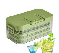 Plateaux Pour Machine À Glaçons - 64 Grilles En Plastique Sans BPA, Bloc De Refroidissement À Pression, Récipient De Stockage Avec Poignée | Moule À Dégagement Facile Pour Whisky, Cocktail, Café, Vin,